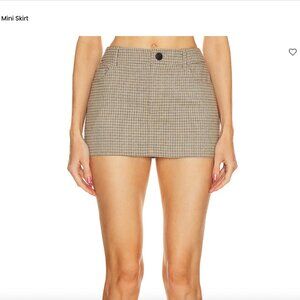 HELSA mini plad skirt Size M